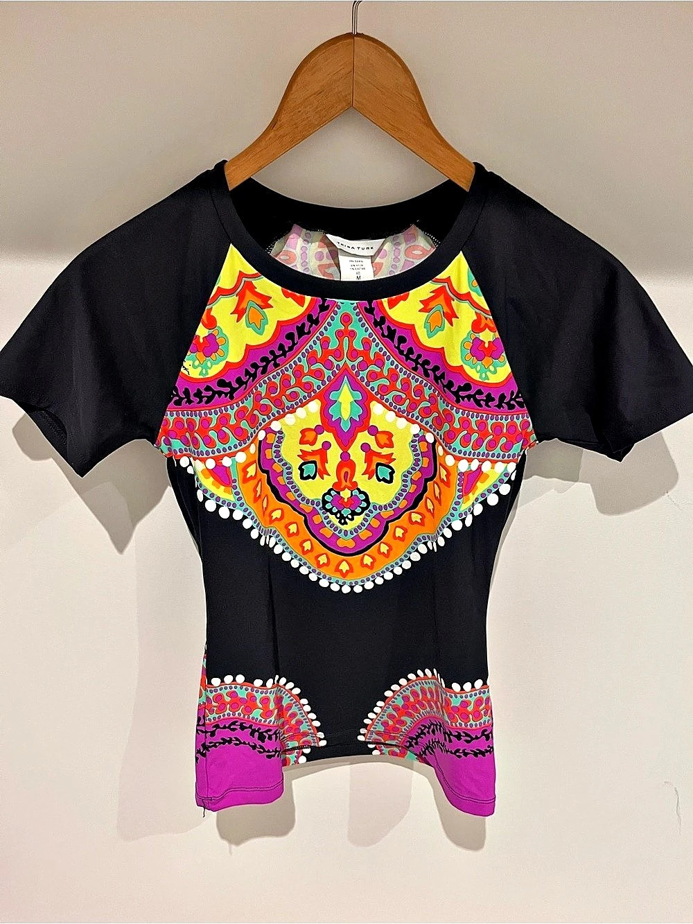 Trina Turk Nuevo Sol Rash Guard - Size Medium
